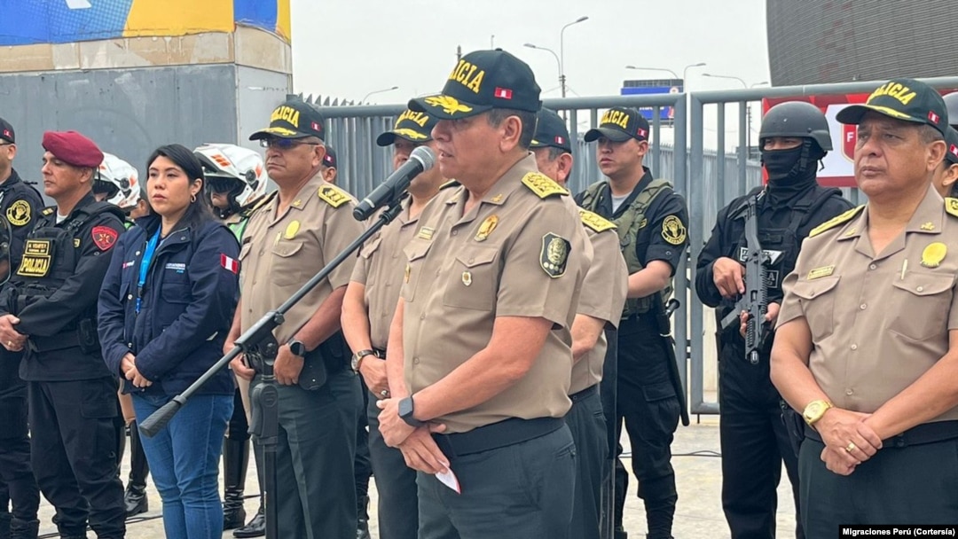 Jorge Angulo Tejada, comandante general de la Policía del Perú. 