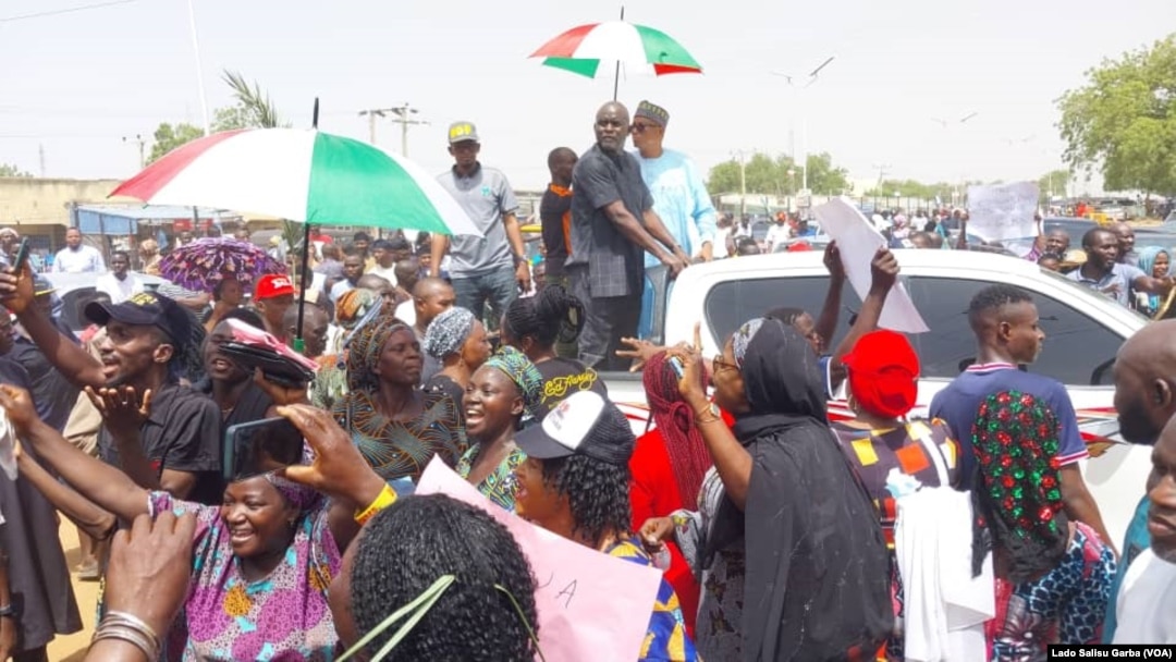 ‘Yan jam’iyyar PDP A Adamawa Sun Gudanar Da Zanga-zanga Kan Zaben Gwamna A Jihar