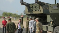 與中國關係緊張局勢下 美國菲律賓軍隊在海上展示火力