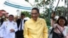 资料照片：泰国新外长马里斯·桑吉安蓬萨在曼谷出席内阁会议。(2024年5月7日)
