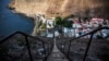 Vista de Jamestown, a capital de St Helena, território britânico no Atlântico Sul
