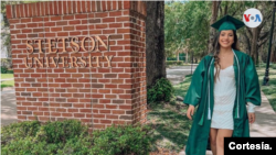 La violinista venezolana Ruvit Brancho reside en Estados Unidos desde hace cinco años. Emigró en 2018 para estudiar Ejecución Instrumental.