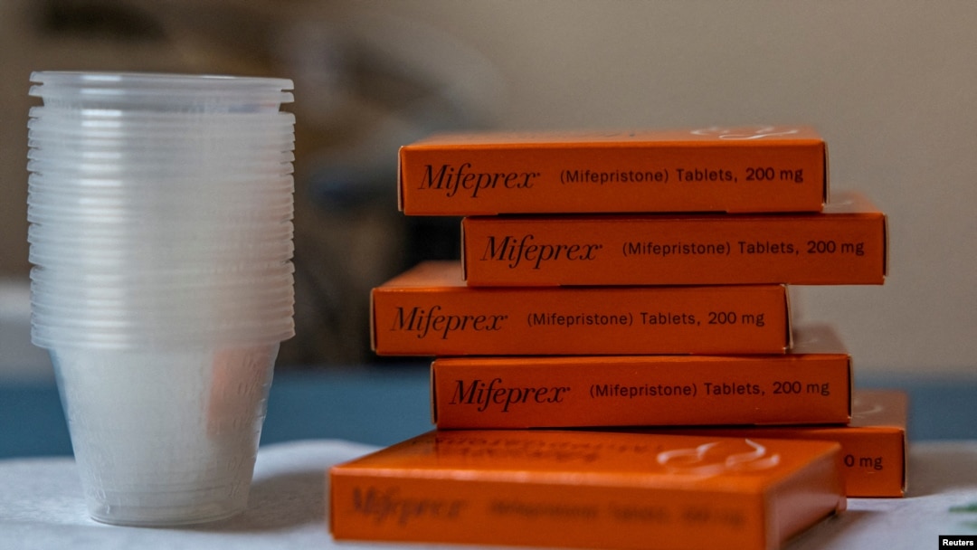 FILE - Boxes of mifepristone, the first pill given in a medical abortion, are prepared for patients at Women's Reproductive Clinic of New Mexico in Santa Teresa, Jan. 13, 2023. 