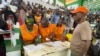 Mesa de voto em Nampula. 11 de outubro, dia de eleições autárquicas em Moçambique 