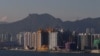 资料照：香港的一处住宅楼建筑工地。（2023年10月24日）