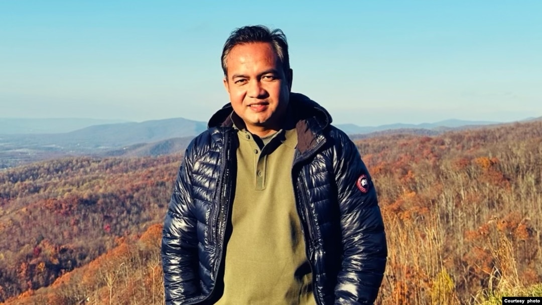 Exiled Cambodian American journalist Sarada Taing worries that his family members who still live in Cambodia will be targeted over his work. (Courtesy of Sarada Taing)