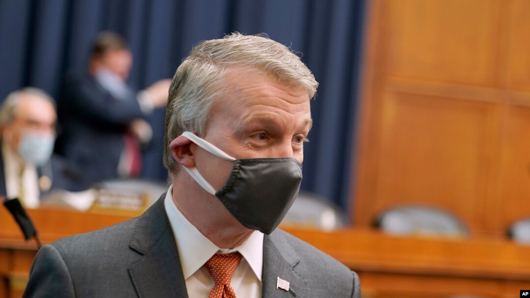 FILE - In this image provided by Public Health Emergency, a department of Health and Human Services, Rick Bright is shown in his official photo from April 27, 2017, in Washington. 