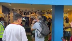 Hinchas homenajean a Maradona en Qatar en segundo aniversario de su muerte