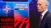 NATO Secretary General Jens Stoltenberg arrives for a media conference ahead of a NATO summit at NATO headquarters in Brussels, March 23, 2022. 