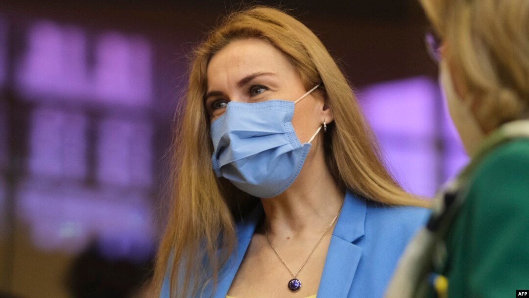 European Commissioner for Energy Kadri Simson arrives for the European Commission weekly College Meeting in Brussels on March 16, 2022. 