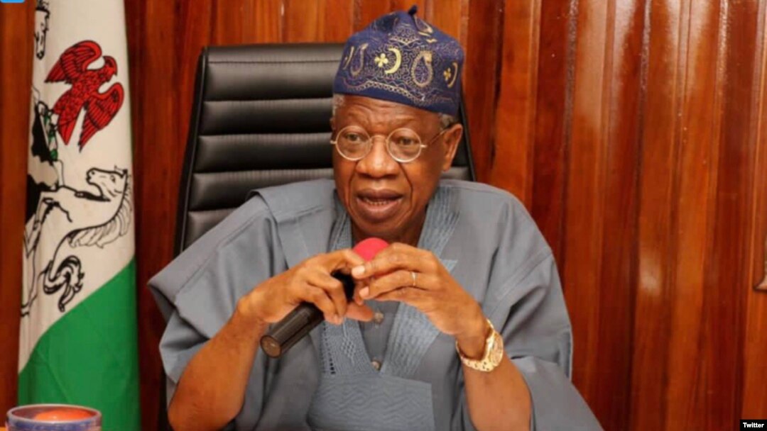 Ministan yada labarai Alhaji Lai Mohammed (Twitter/@FMIC)