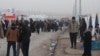 Displaced families living in camps in the deserts around Mosul have little access to the outside world, but many families say they are at least safe as they face an uncertain future, Khazir, Kurdish Iraq, Jan. 10, 2017. (H. Murdock/VOA)