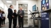 Secretary of State Antony Blinken commemorates the 32nd anniversary of the Americans with Disabilities Act as he visits the State Department's Office of Accessibility and Accommodation's Access Center in Washington, July 25, 2022. 