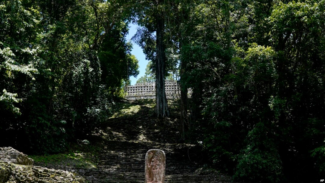 Vista del sitio arqueológico maya de Yaxchilán en el estado de Chiapas, México, 9 de julio de 2022.