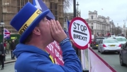 British Protesters Demand Vote On Brexit Deal