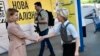 A photo of European Commission President Ursula von der Leyen in Kyiv, Ukraine, posted to her Twitter account June 11, 2022.