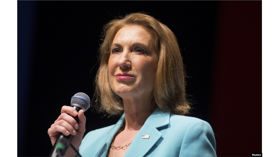 Former Hewlett-Packard Co Chief Executive and Republican U.S. presidential candidate Carly Fiorina speaks during the Freedom Summit in Greenville, South Carolina, May 9, 2015.