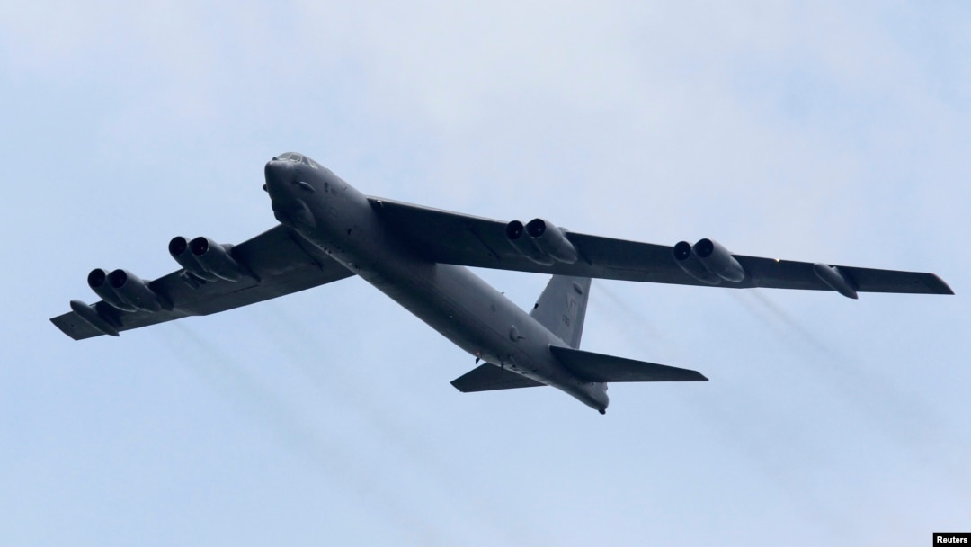 美國B-52戰略轟炸機（資料圖片）