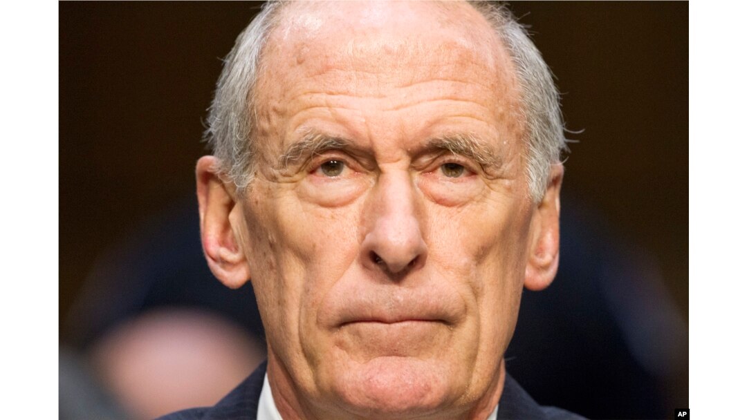 Director of National Intelligence Dan Coats listens while testifying on Capitol Hill in Washington, May 11, 2017, before the Senate intelligence committee.