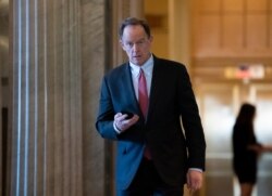 FILE - Sen. Pat Toomey, R-Pa., is pictured at the Capitol in Washington, Feb. 3, 2020.