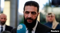 叙利亚实际上的新领导人艾哈迈德·沙拉（Ahmed al-Sharaa）（资料照：2024年12月23日）