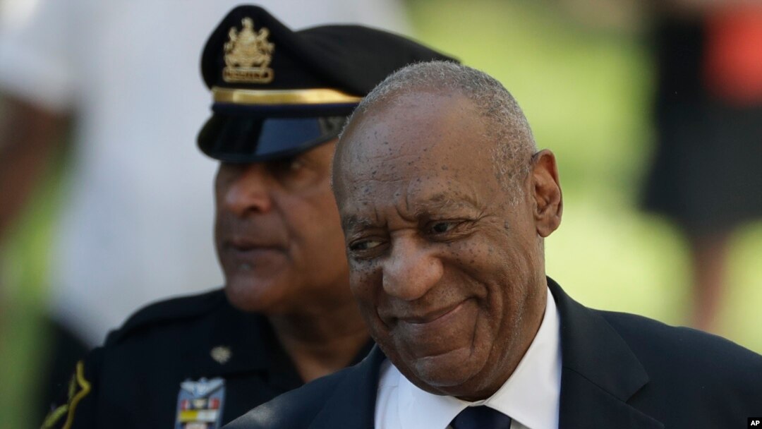 Bill Cosby arrives for his sexual assault trial at the Montgomery County Courthouse, June 13, 2017, in Norristown, Pa.
