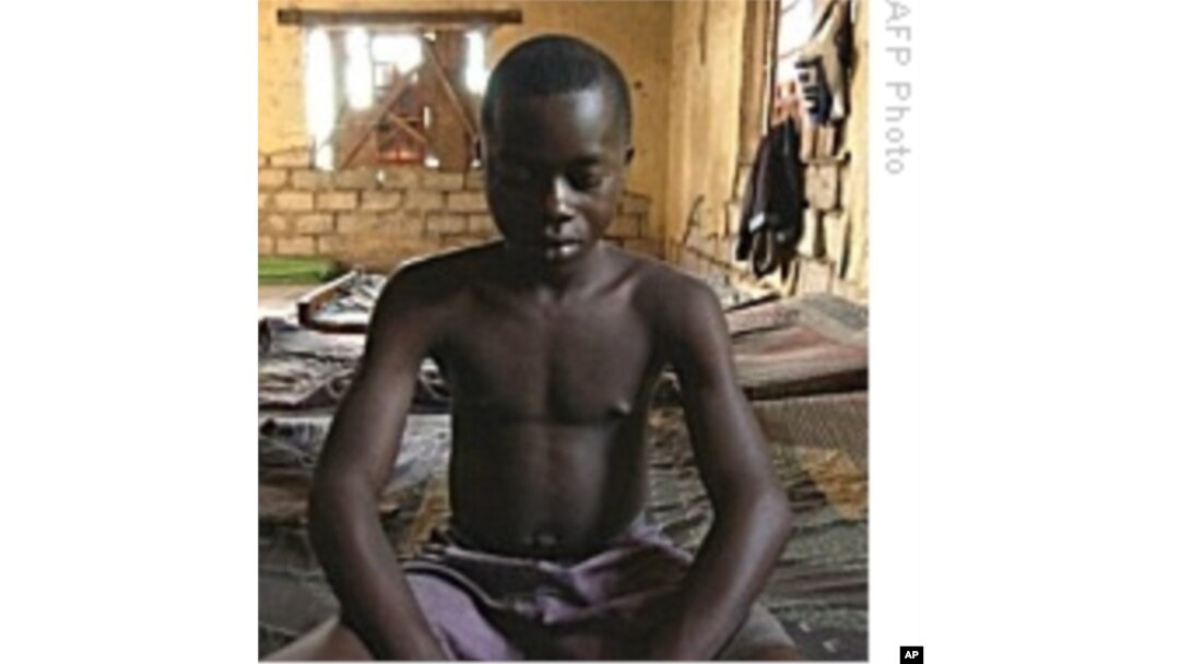 A DRC child soldier