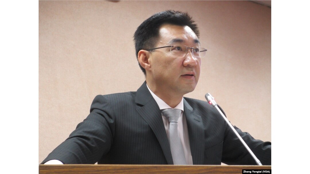 台灣執政黨國民黨立委江啟臣 (美國之音張永泰拍攝)