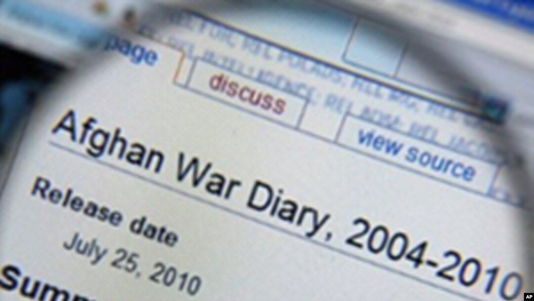 An Afghan War Diary on the Wikileaks website, 26 July 2010