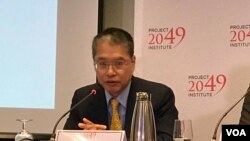 台灣遠景基金會執行長賴怡忠2019年10月3日參加2049項目研究所美日台安全合作研討會