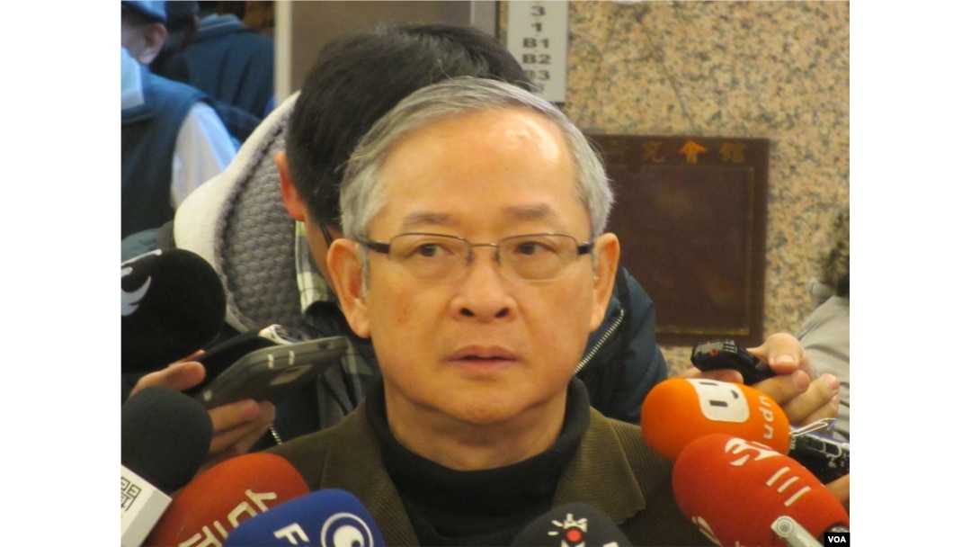 台湾执政党国民党立委林郁方（美国之音张永泰拍摄）