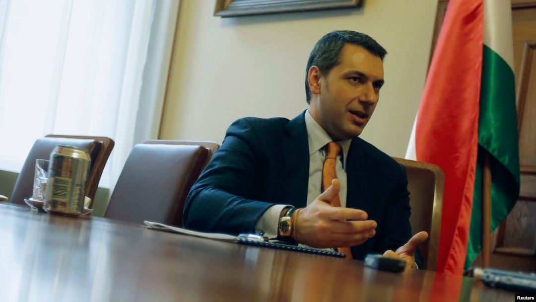 Janos Lazar, the chief of staff to the Hungarian prime minister, attends an interview with Reuters in Budapest Feb. 5, 2013. Lazar posted a video to Facebook that focused on crime in neighboring Austria and blamed immigrants for pushing out “white Christians.”