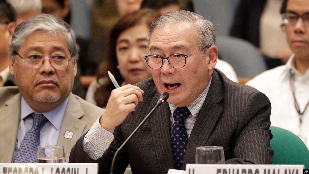 테오도로 록신 필리핀 외무장관.