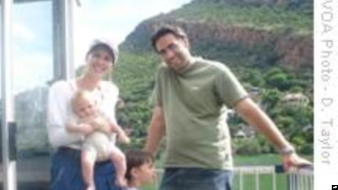 Survivor of postnatal depression, Paula Levin, with her family on a recent holiday trip.