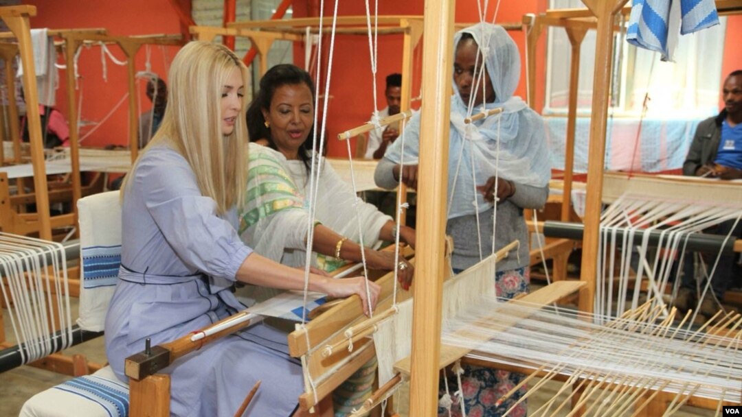 Ivanka Trump a wata masana'antar mata
