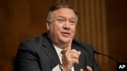 美国国务卿蓬佩奥在参议院外交委员会作证（2020年7月30号）。