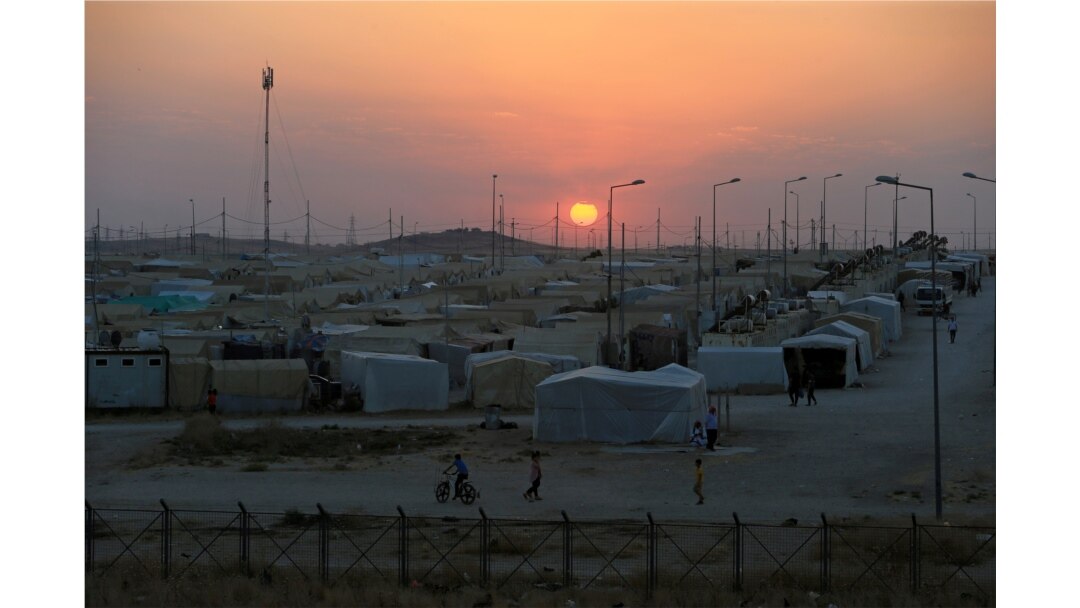 A general view of Sharya camp near Dohuk, Iraq July 3, 2020. Picture taken July 3, 2020. REUTERS/Ari Jalal