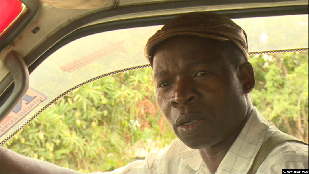 Stanford Chigwedere, a public transport driver in Harare says he is against the idea of new traffic fines because casualties on Zimbabwe’s roads are not caused by bad driving alone. (Columbus Mavhunga/VOA)