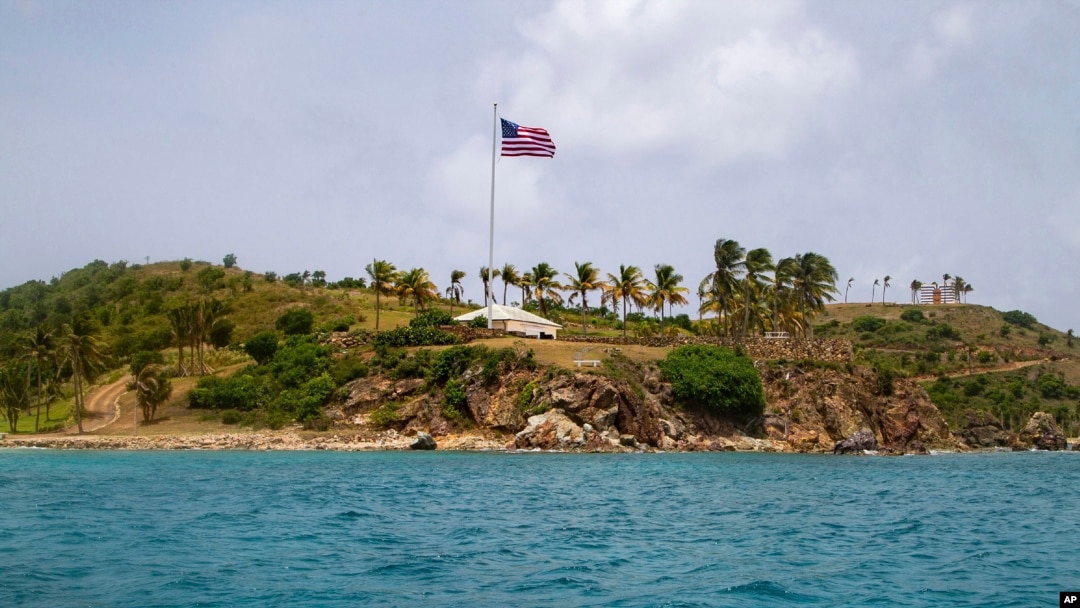 A view of Little St. James Island, in the U. S. Virgin Islands, a property owned by Jeffrey Epstein, July 9, 2019. 