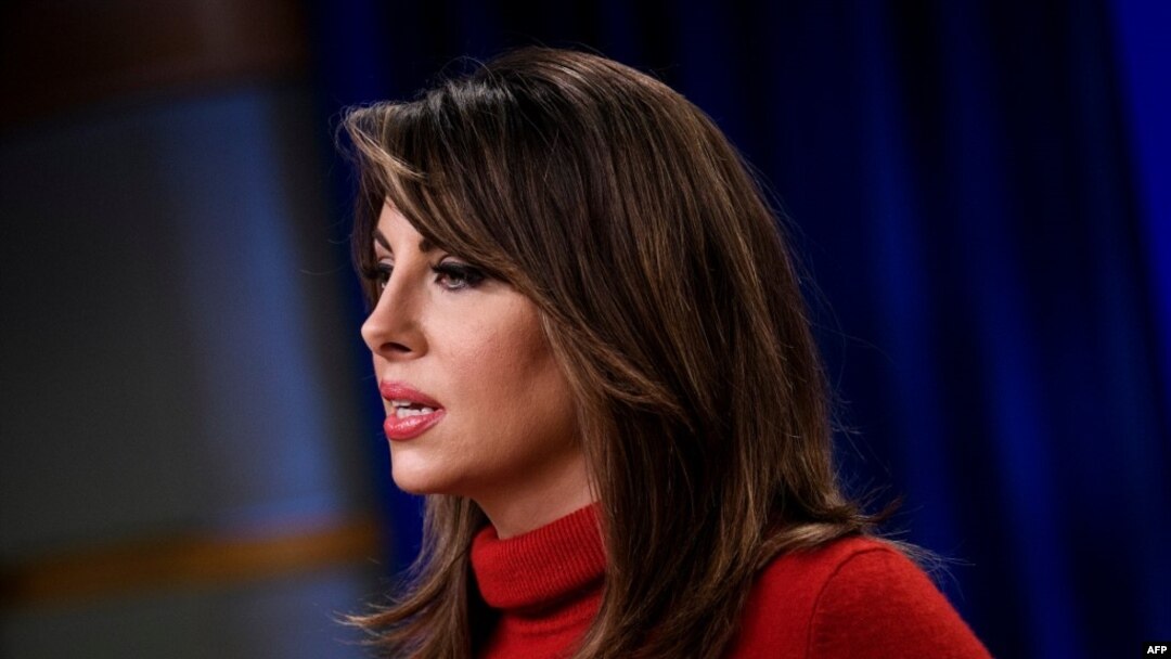 美國國務院發言人奧特加斯（Morgan Ortagus）。