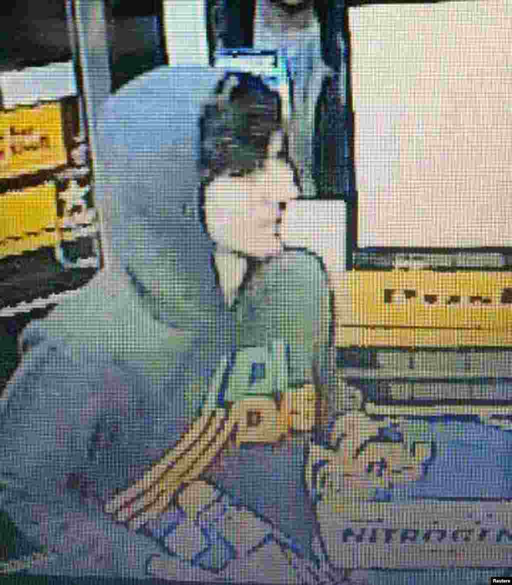 A suspect wanted for questioning in relation to the April 15 Boston Marathon bombing is seen in handout photo released through the Boston Police Department Twitter page, April 19, 2013.