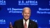 FILE - Then-US VP Joe Biden speaks during US-Africa Business Forum on the sideline of the US-Africa Leaders Summit in Washington, Aug. 5, 2014. 