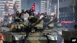 지난 2018년 9월 평양 김일성광장에서 건국 70주년 열병식이 열렸다.