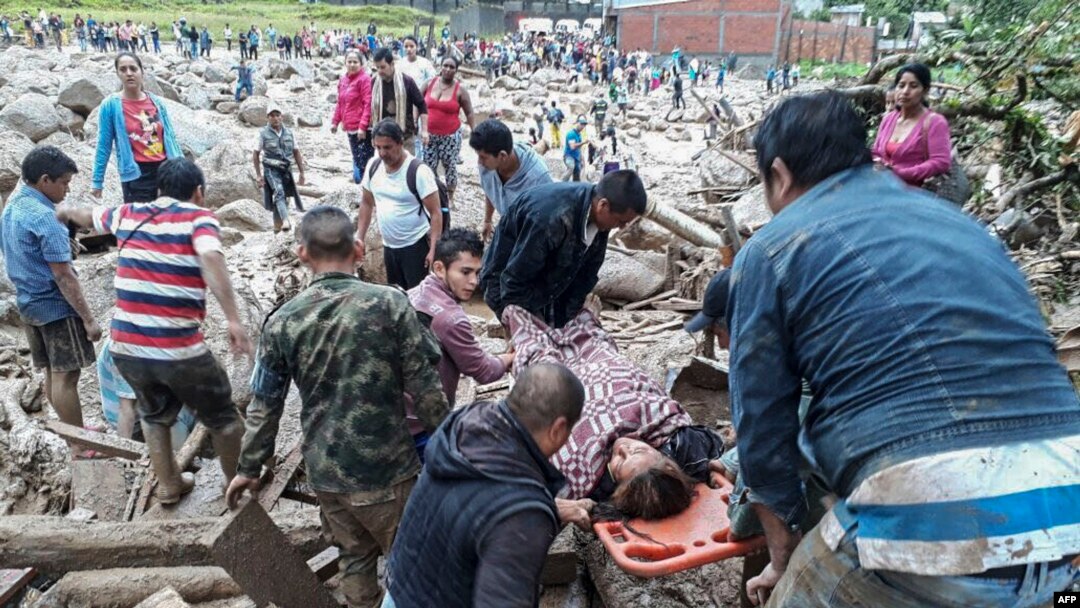 Yadda sojojin Colombia suka dinga ceto wadanda ambaliyar ruwa ta shafa