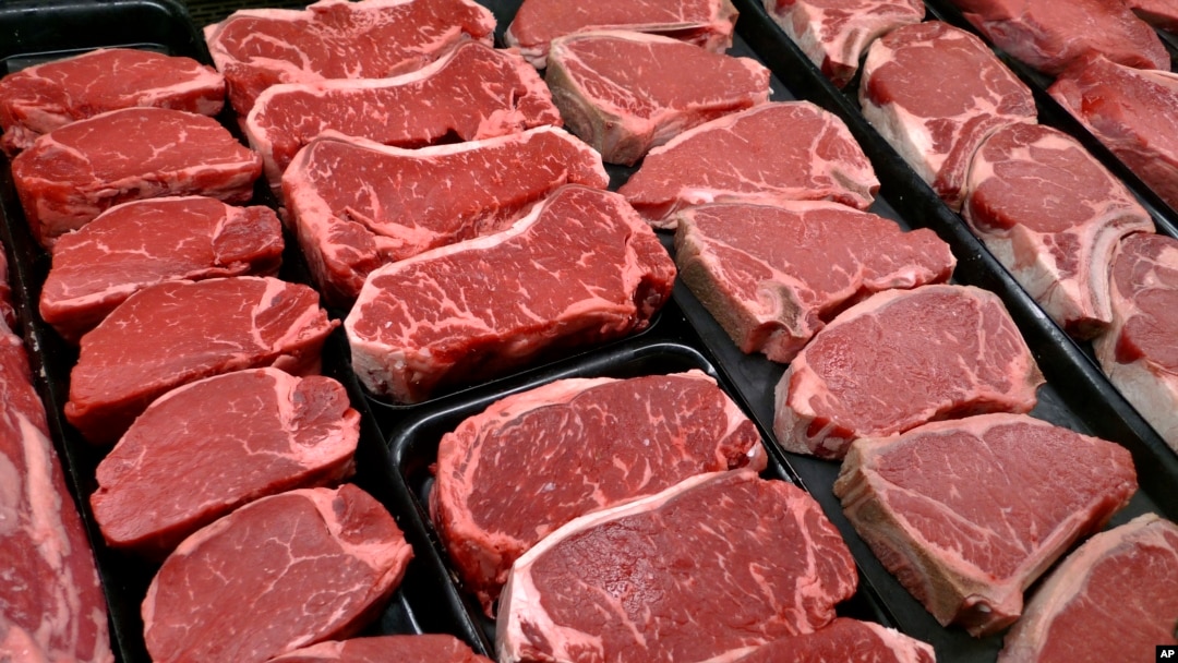 Overeating or not eating enough of 10 specific foods and nutrients contributes to nearly half of U.S. deaths from heart disease, strokes and diabetes, a study suggests. Red meat consumption, it said, should be limited.