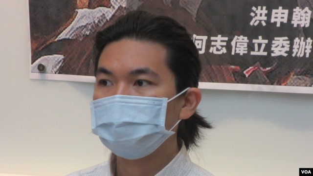 台灣東吳大學緬甸語教師阿明(美國之音張永泰拍攝) A-ming Burmese language teacher at Soochow U.
