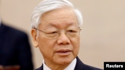 越共總書記、越南國家主席​​阮富仲 （2018年4月2日）
