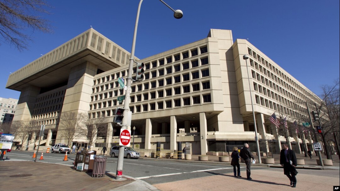 FILE - The Federal Bureau of Investigation headquarters in Washington.