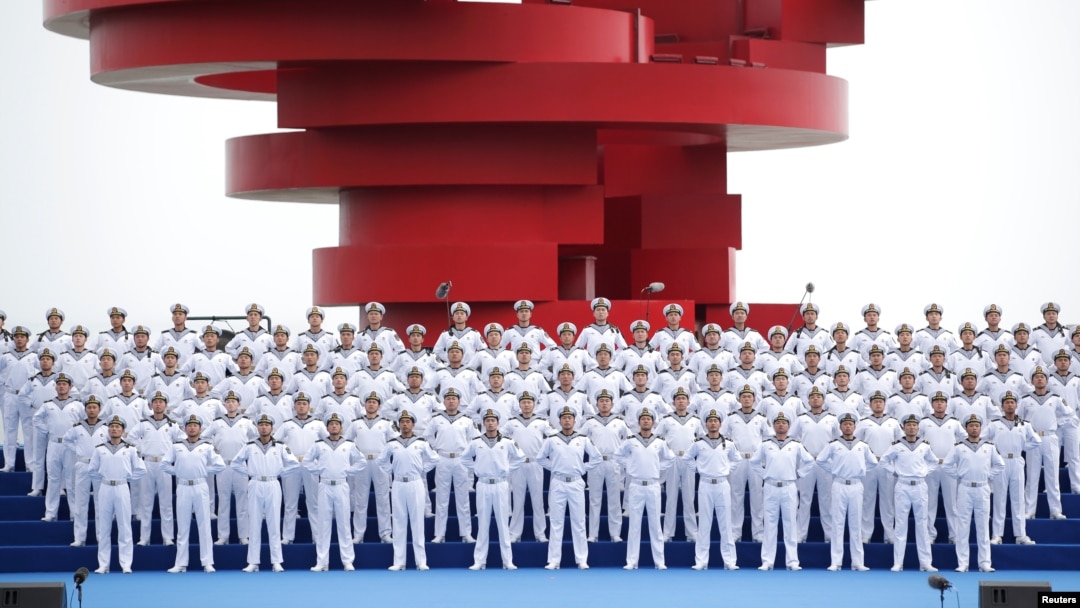 中國海軍在青島慶祝人民解放軍海軍建軍70週年 (2019年4月22日)