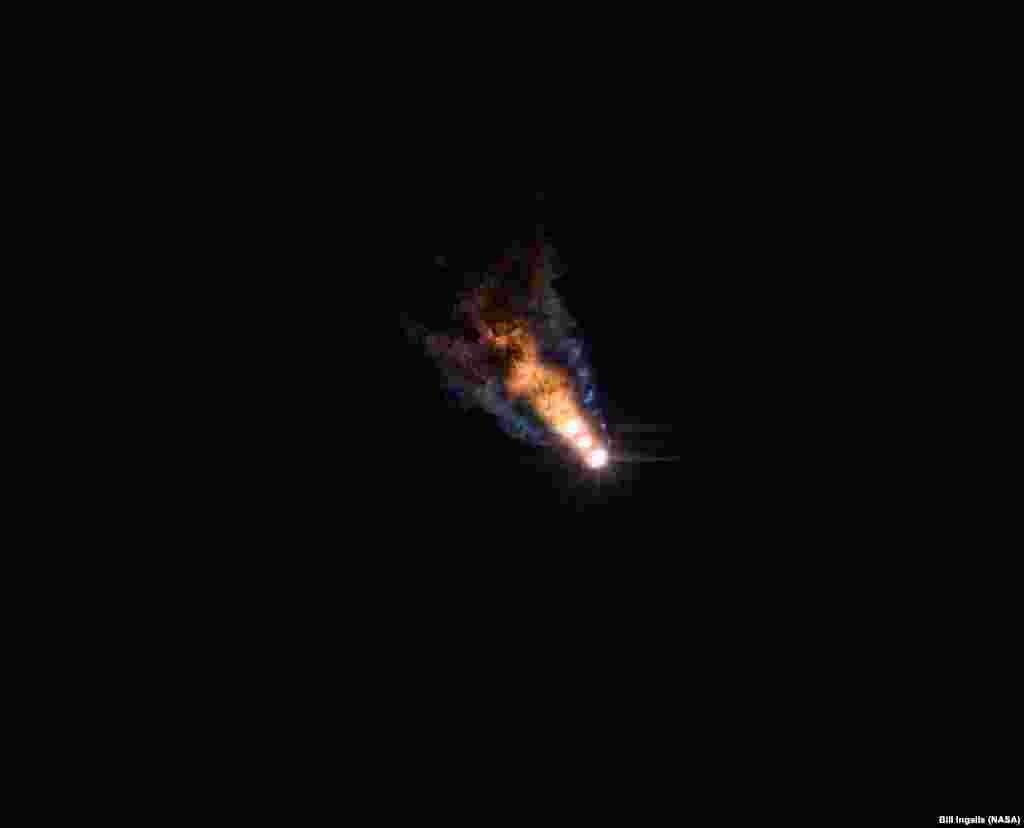 The United Launch Alliance Delta IV Heavy rocket launches NASA's Parker Solar Probe to touch the Sun, from Launch Complex 37 at Cape Canaveral Air Force Station, Florida.